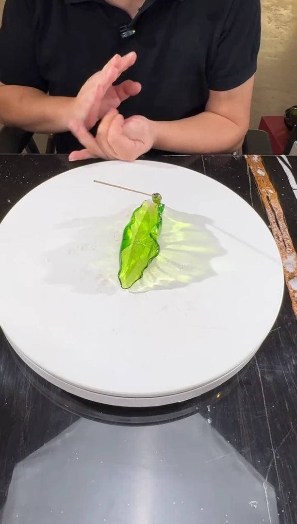 摆件CS0202066荷叶香插摆件