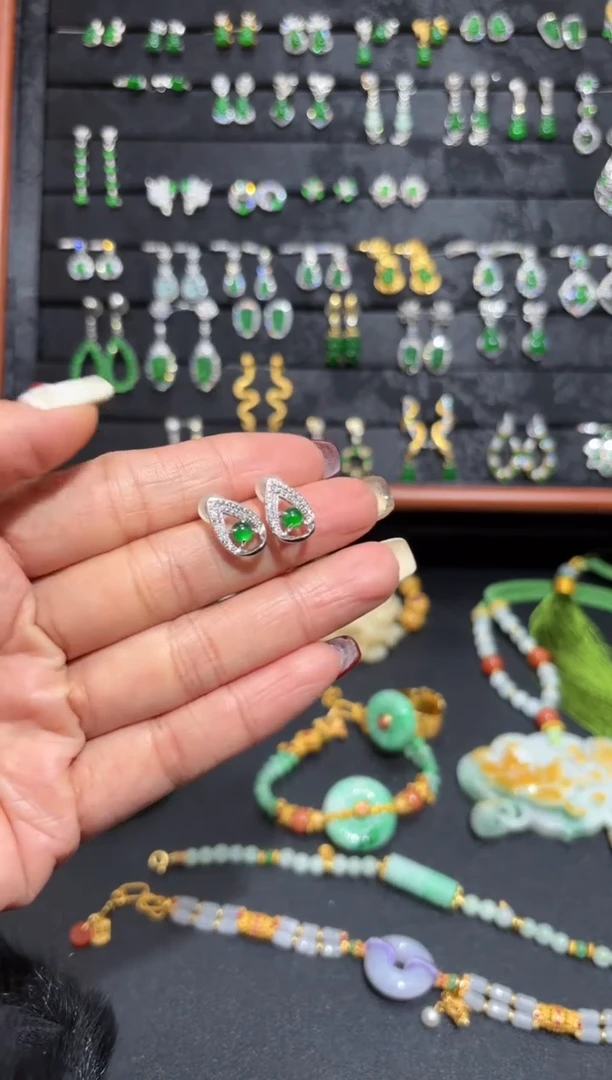 【闪购商品】翡翠颈饰银S925镶嵌蛋面/支持复检/一件