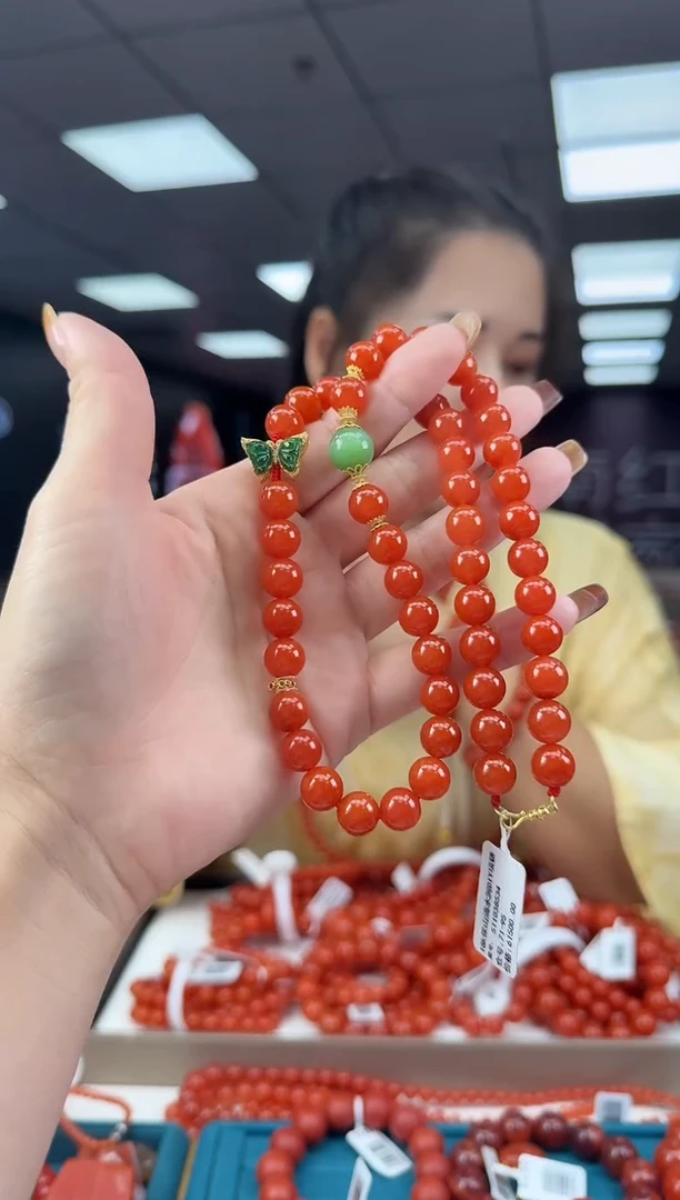 未镶嵌珠串南红玛瑙多样发其一/9/98091806999
