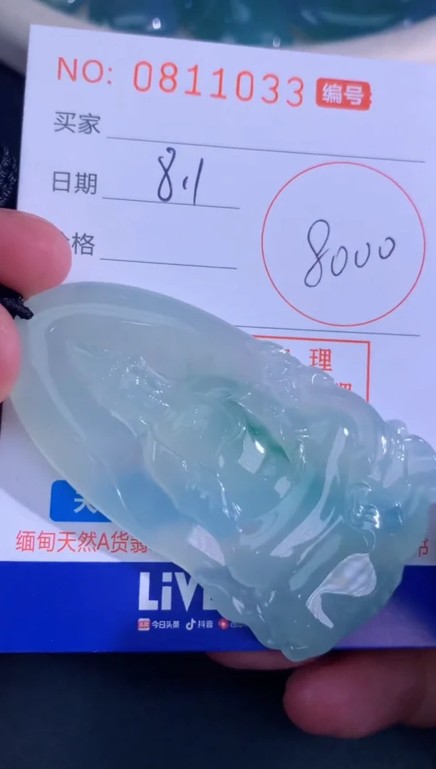 翡翠未镶嵌颈饰天然A货翡翠