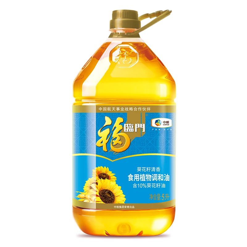 福临门葵花籽清香食用调和油5L