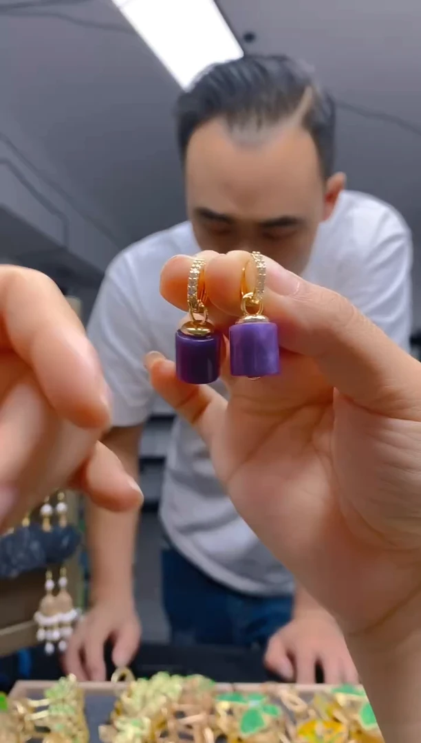 【闪购商品】玛瑙/玉髓耳饰合金039玛瑙饰品