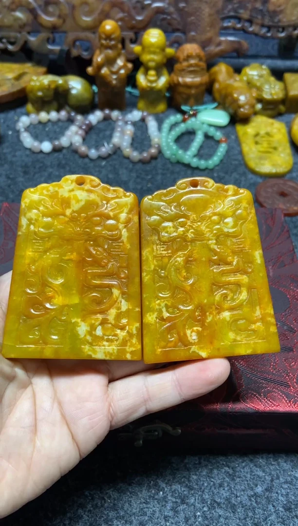 未镶嵌岫玉吊坠(不含链)直播间专用链接