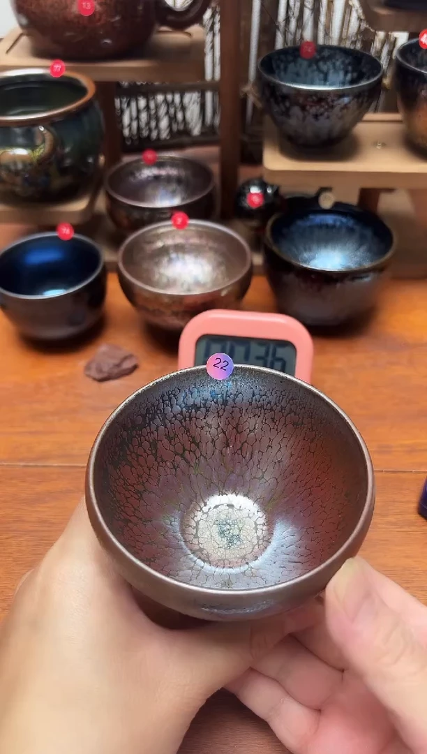 茶盏十**扣22号建盏工匠茶器