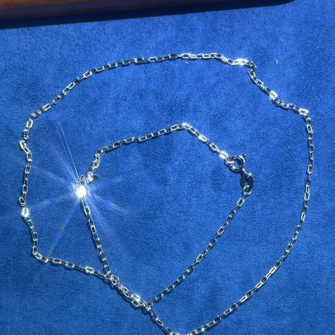 s9108白色长方项链多样性发货