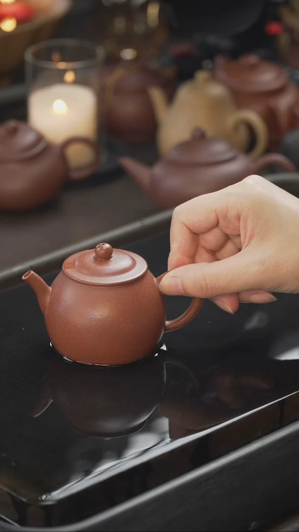 茶壶紫砂12 古莲子 降坡泥 130cc