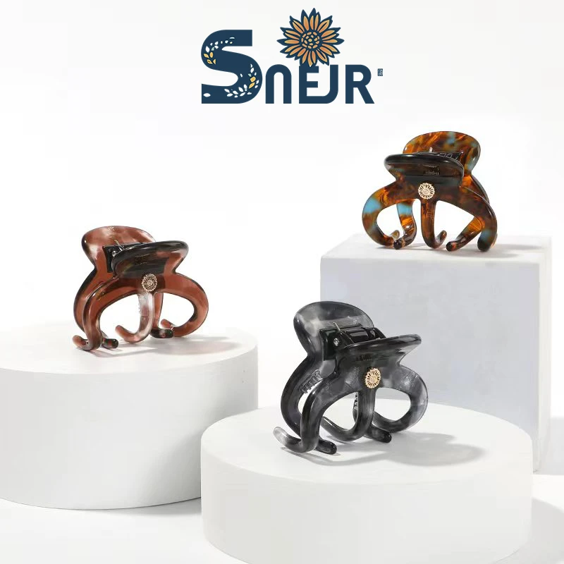 SUNNY FLUER/闪妮新款醋酸章鱼夹Pro精致气质百搭发夹优雅韩版