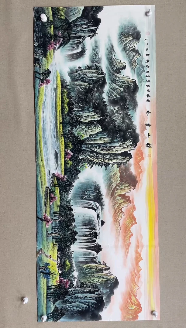 国画180*68 刘建新刘建新刘建新刘建新