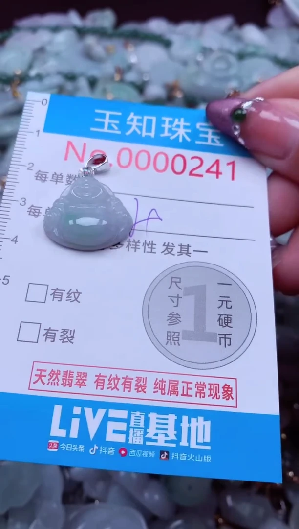 吊坠(不含链)未镶嵌翡翠241