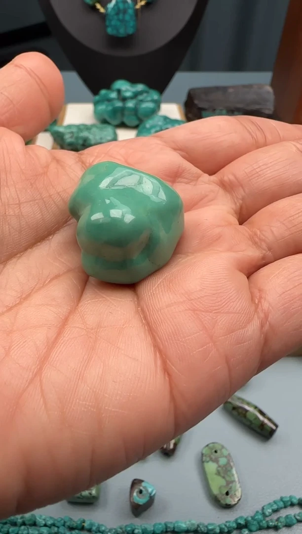【闪购商品】绿松石珠宝奇石未镶嵌绿松石