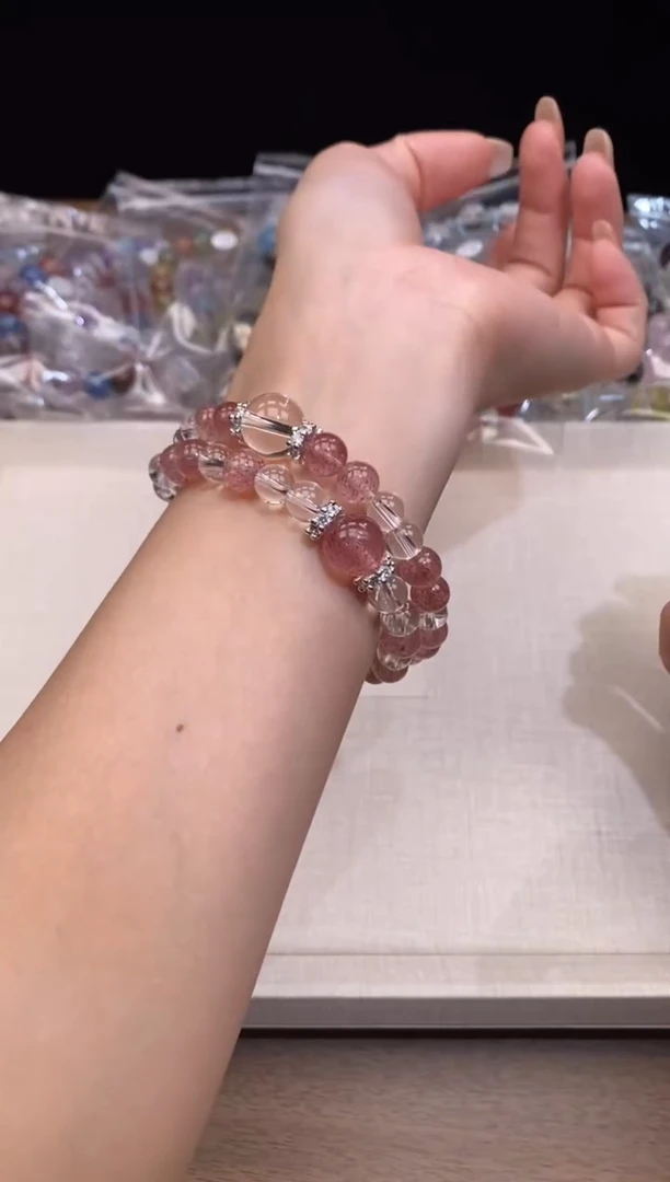 未镶嵌手链水晶万嘉水晶 发一件 序号：213