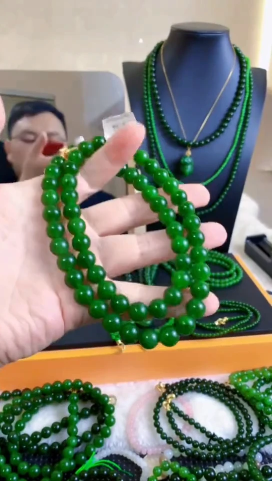 和田玉（碧玉）未镶嵌项链10