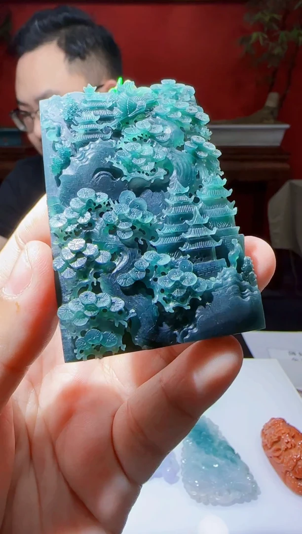 未镶嵌定制翡翠L-QJBD1028059多样性发其一