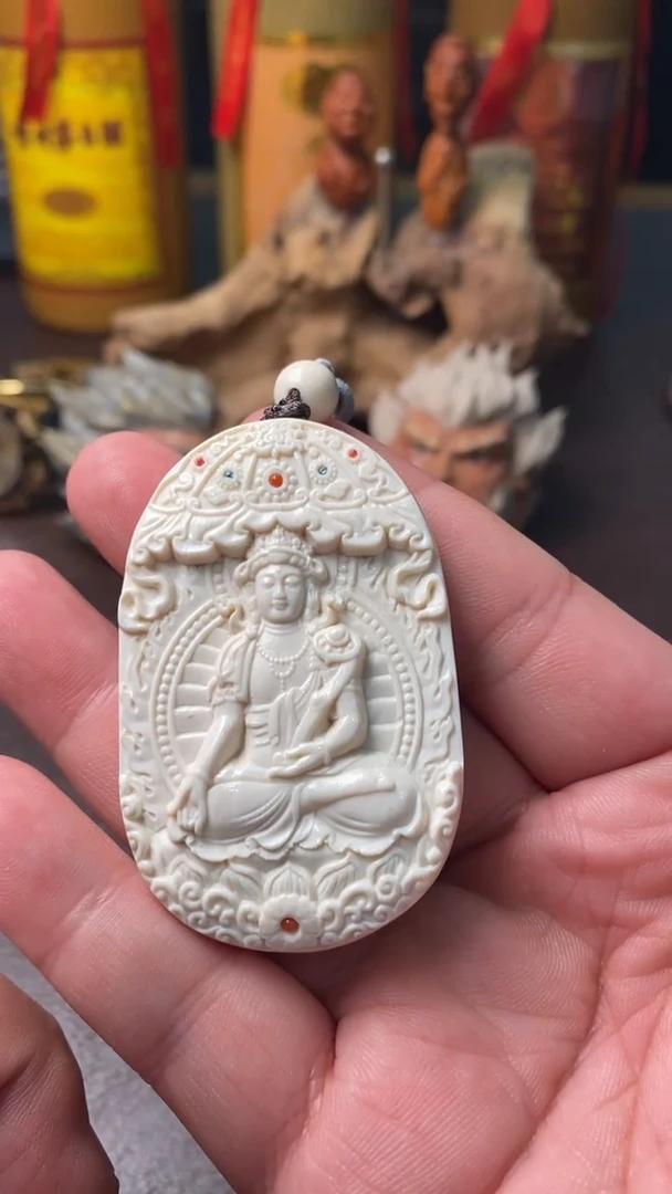 【闪购商品】橄榄核手串/手链15-全手工雕镶嵌挂坠