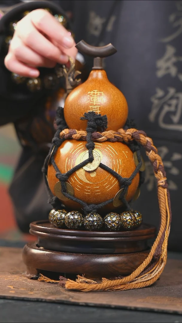 【闪购商品】YQ197大漆酒葫芦+金箍棒