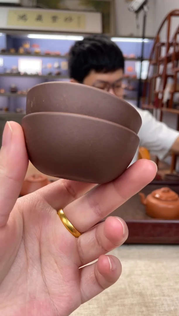 茶壶紫砂台西紫泥 小碗杯2