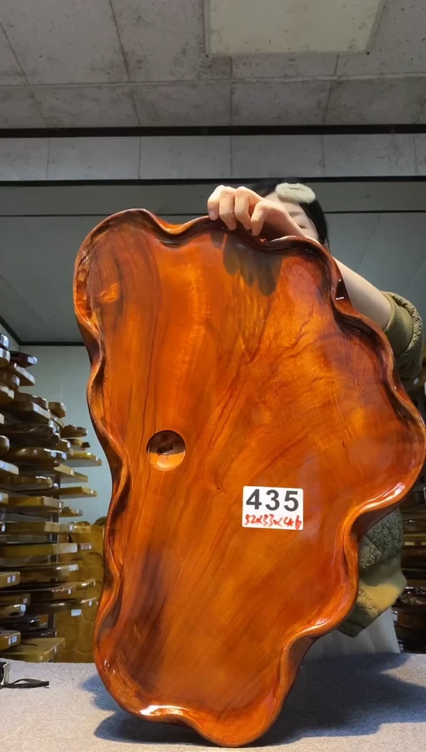 实木原木茶盘 一物一拍(不含配件）