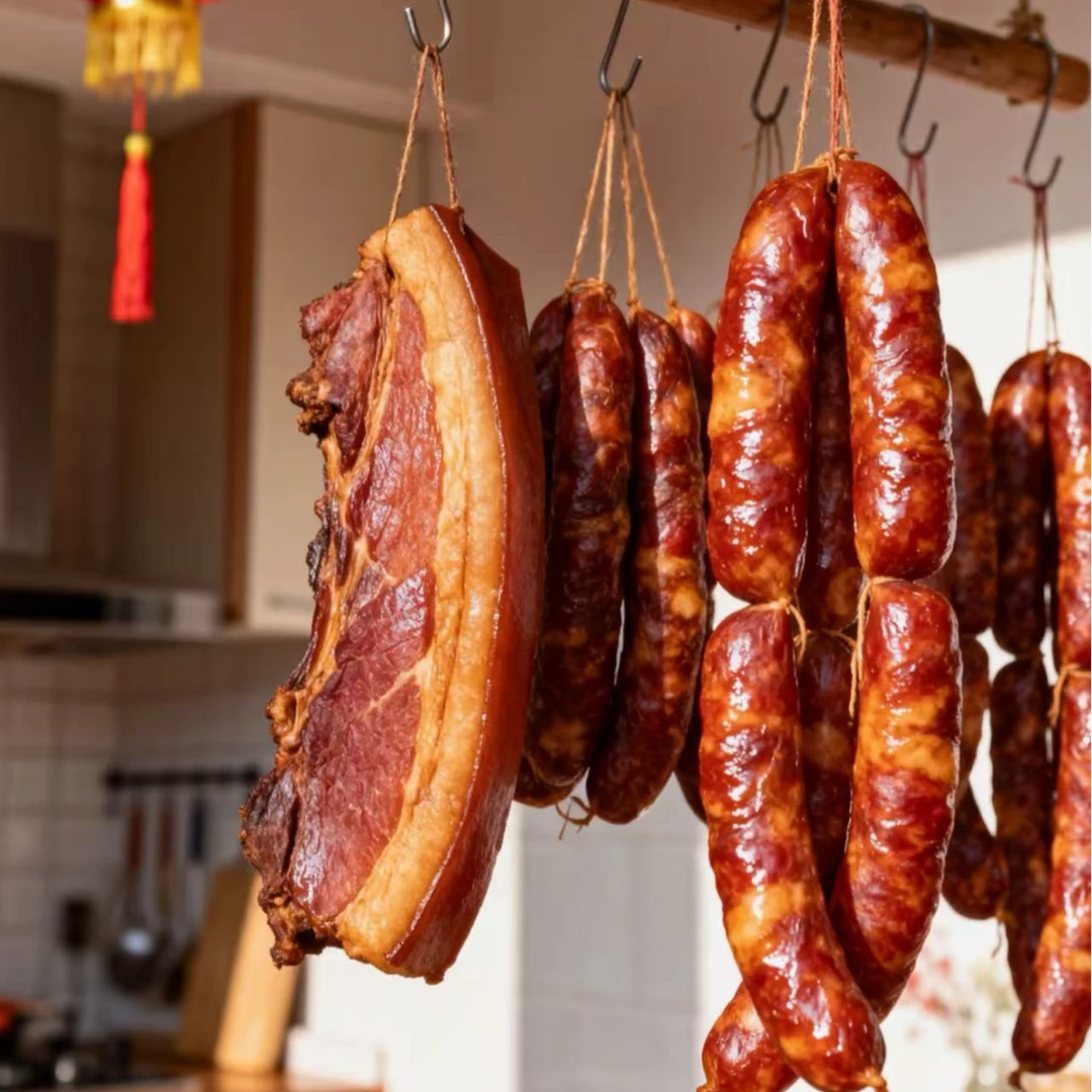 【年货系列】腊味合集 腊肉 风干鸡 香肠 鸭脚包