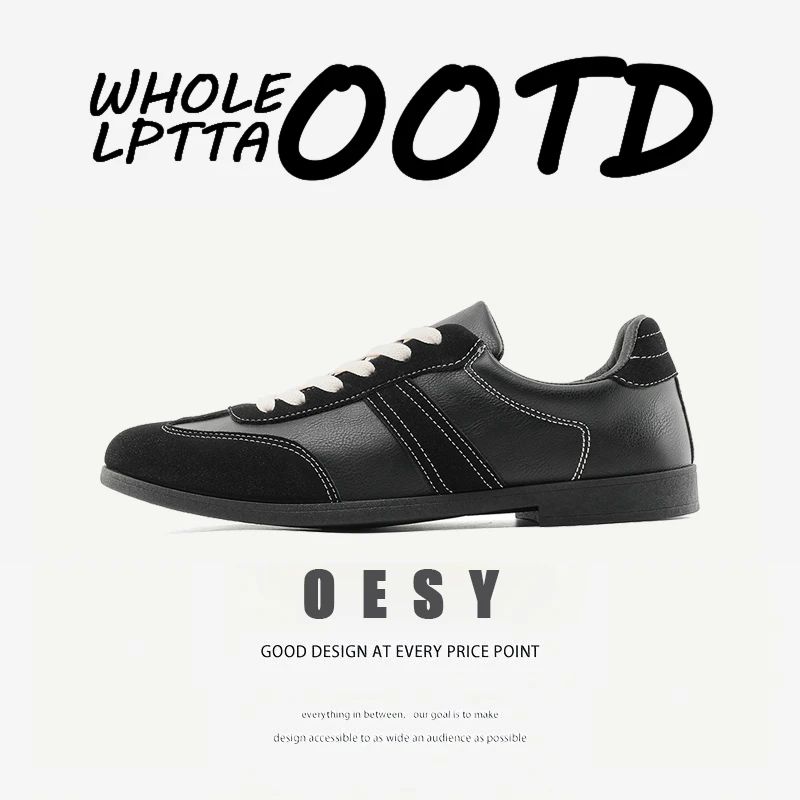 OESY GROUNDBREAKING新款小众德训鞋 简约百搭板鞋潮流小众滑板鞋