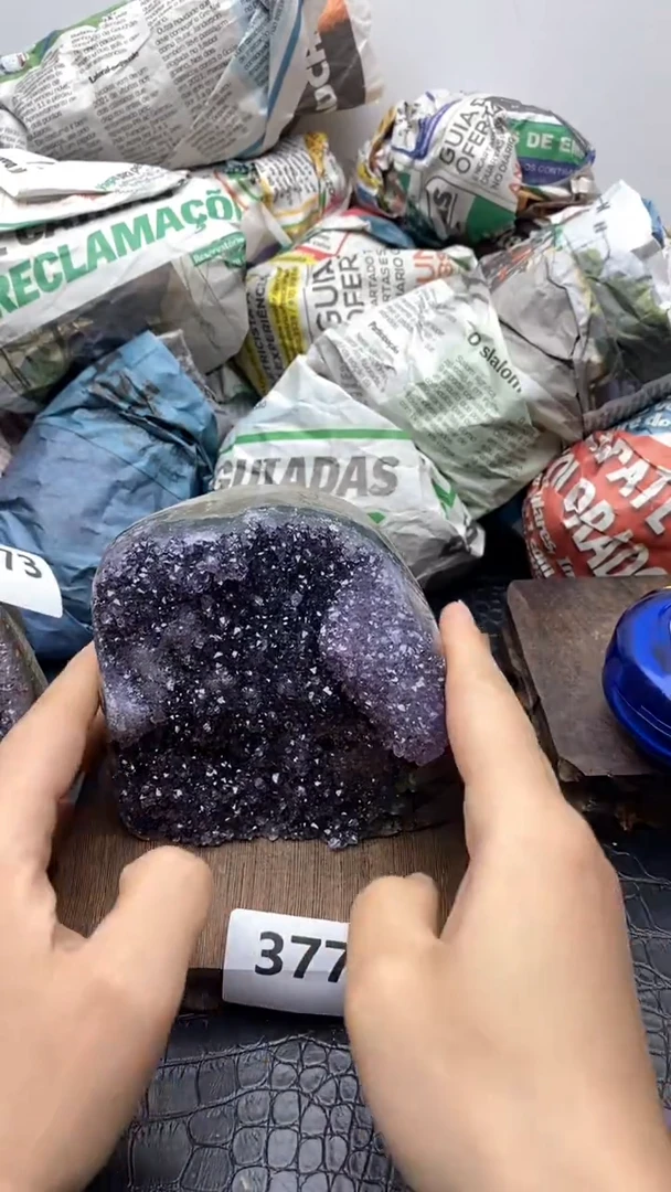 【闪购商品】紫晶1未镶嵌377号摆件