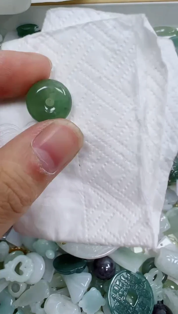 散珠翡翠248号链接，A货翡翠