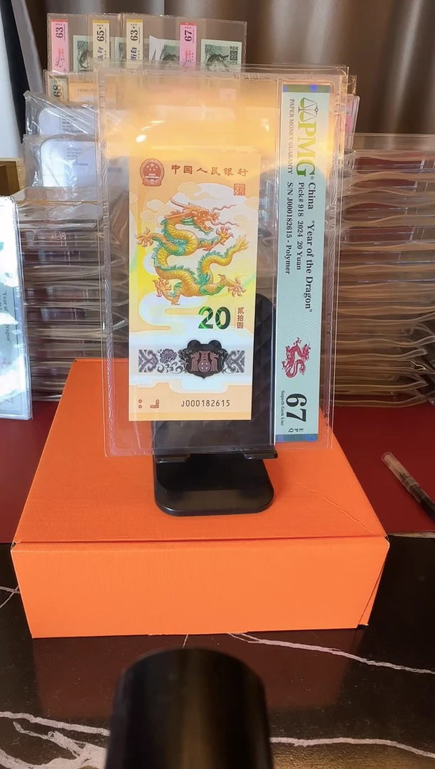塑料2024 龙钞 单张  如图