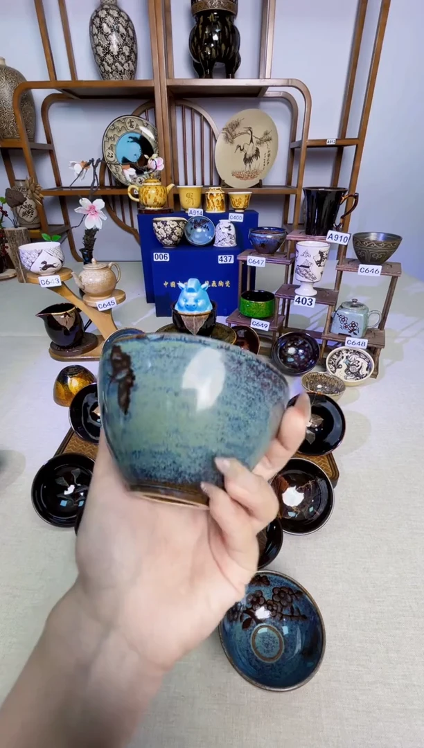 黄***纸【特价单杯】非遗大师手工高温瓷特价款