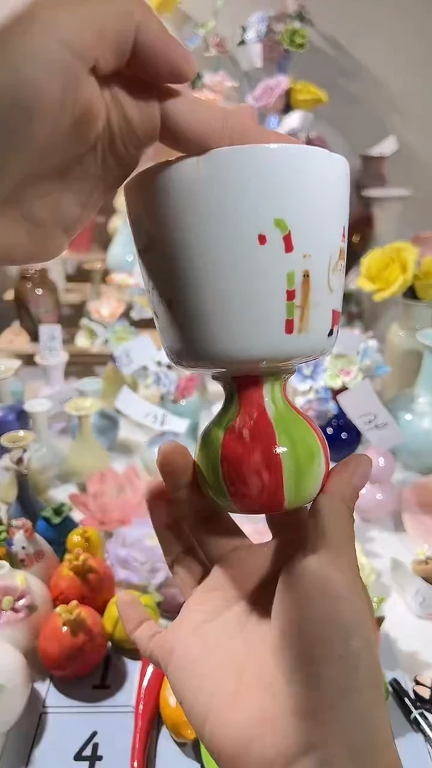 圣诞风高脚杯杯杯