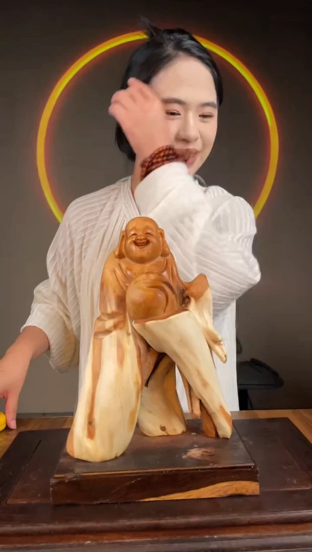 柏木（崖柏）手工摆件,先抢先得! 编号:116