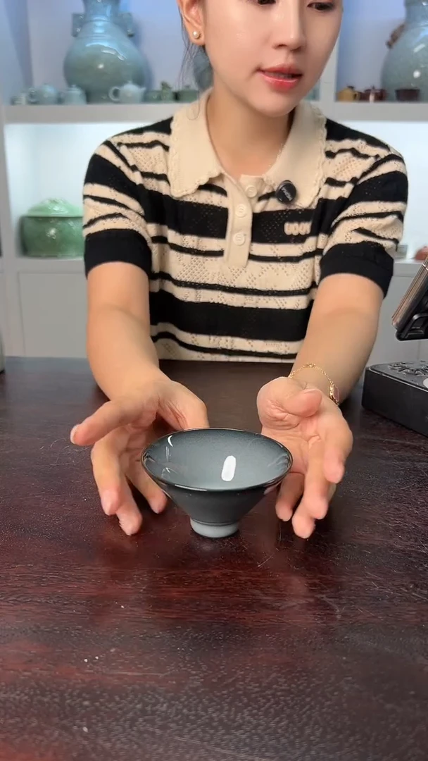 龙泉云间青瓷小米茶器