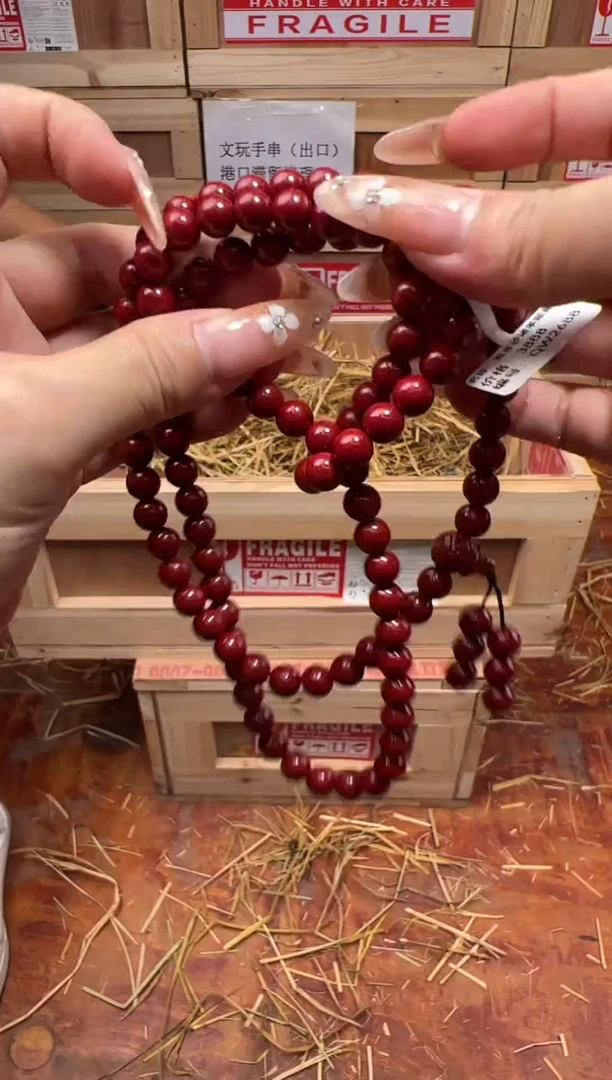 天然辰砂破釜沉舟甄选精品手串（无礼盒）