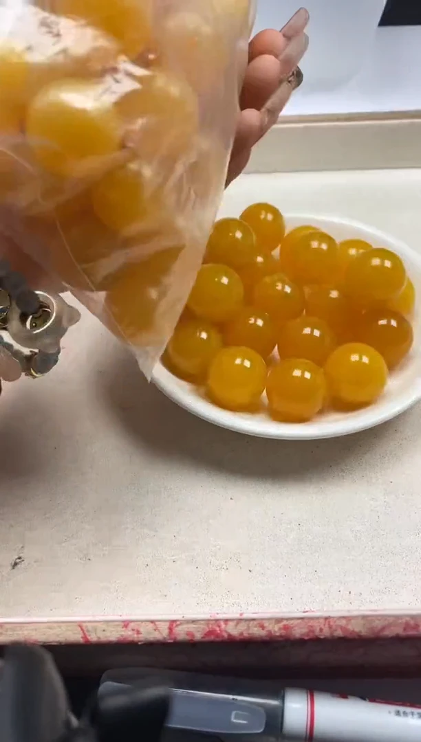 【闪购商品】蜜蜡颈饰未镶嵌w1543蜜蜡鸡油黄20mm*1个