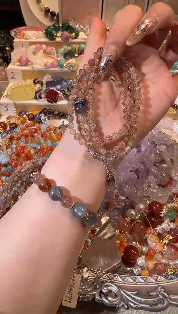 未镶嵌手串水晶多样性发一