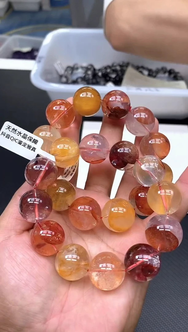 未镶嵌手串水晶11彩胶花19mm多样性发其一
