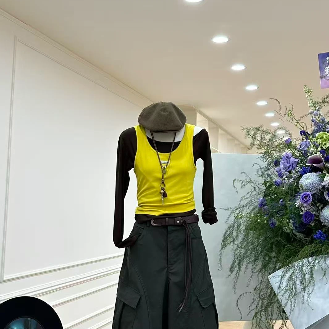 【元气焕彩】美式复古修身显瘦上衣-8236