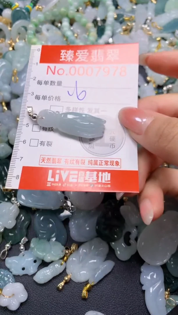 吊坠(不含链)未镶嵌翡翠7989