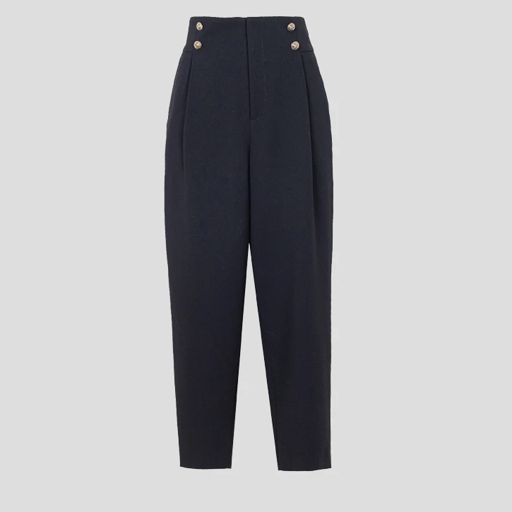 撤柜商品不退换（介意勿拍）高腰商务休闲裤子199982