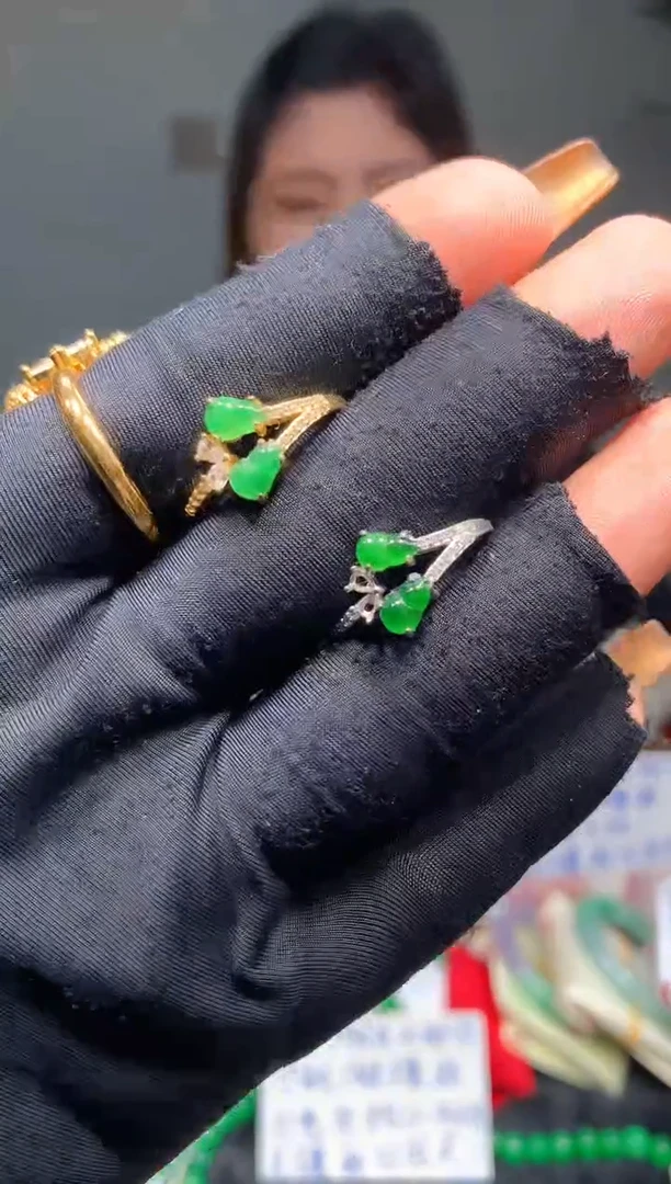 【闪购商品】翡翠戒指未镶嵌3定制翡翠-多样性发货（发其一）