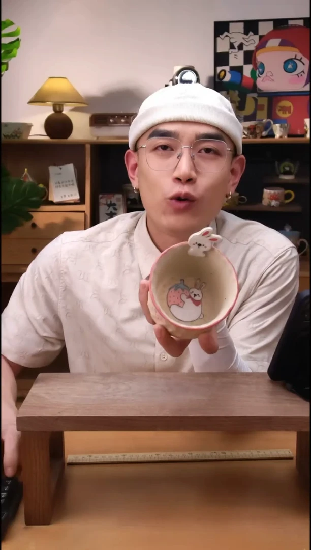 摆件景德镇可爱设计师款陶瓷