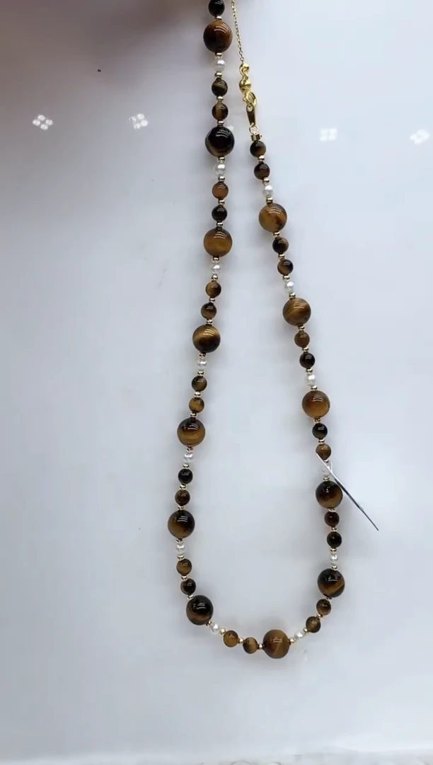 【闪购商品】淡水珍珠颈饰银S925镶嵌非基地发货不带证书