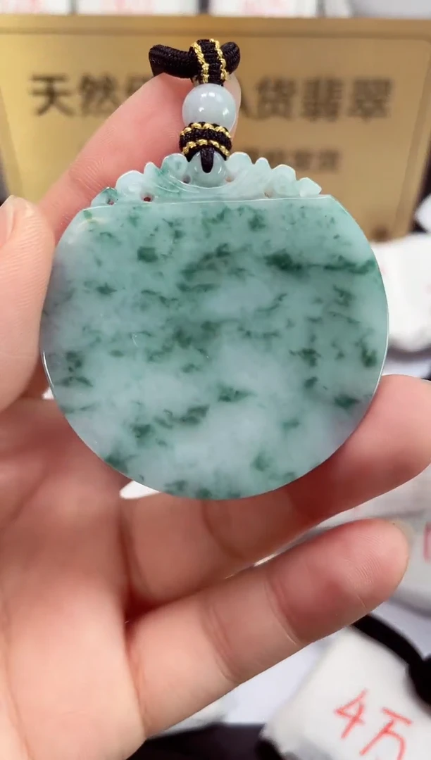 翡翠未镶嵌颈饰天然缅甸翡翠A货