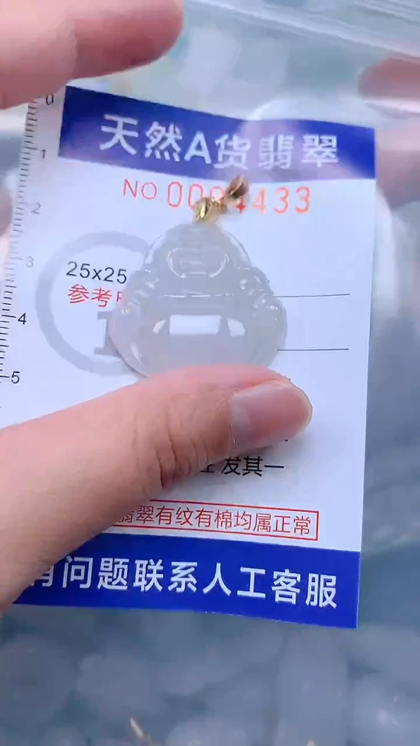 翡翠未镶嵌吊坠(不含链)1