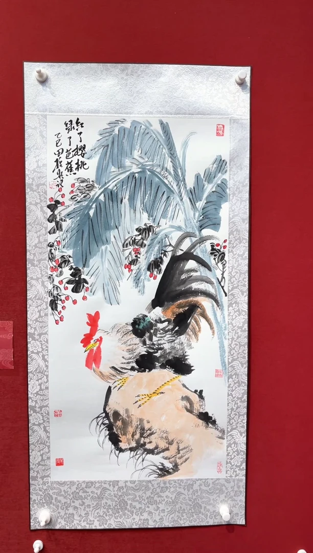 国画田哲老师现场创作 33