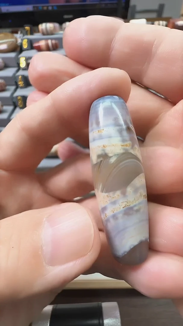 未镶嵌颈饰玛瑙/玉髓玛瑙52*17