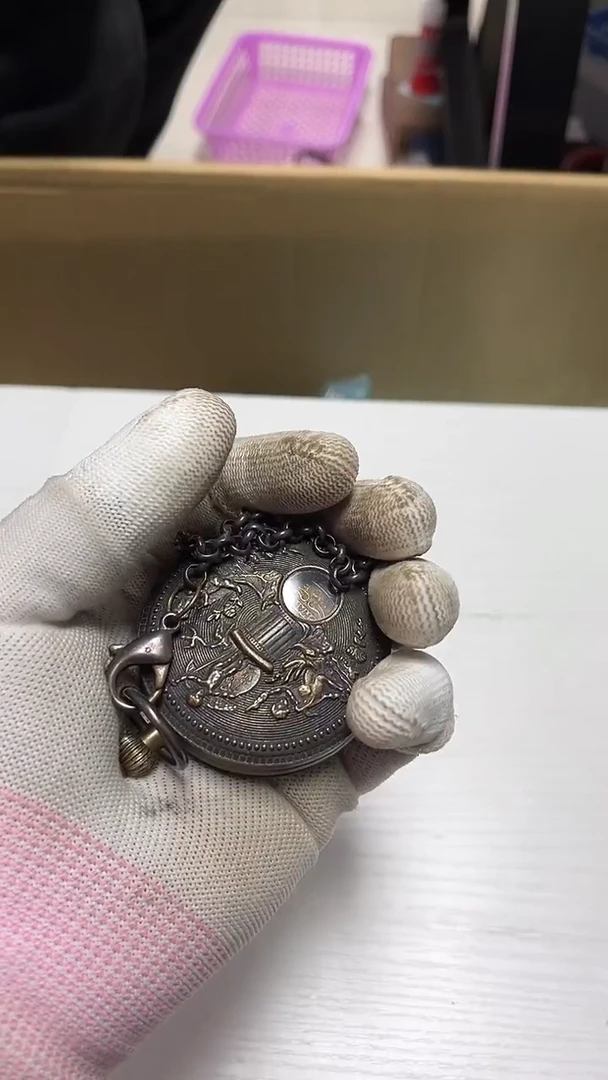 瓷片工艺品杂项勇**心2999