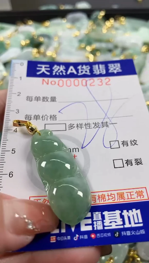 颈饰未镶嵌翡翠天然A货翡翠