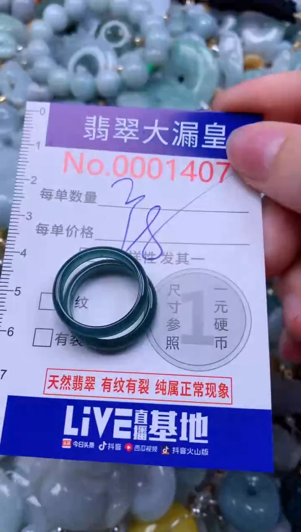 翡翠未镶嵌吊坠(不含链)1407