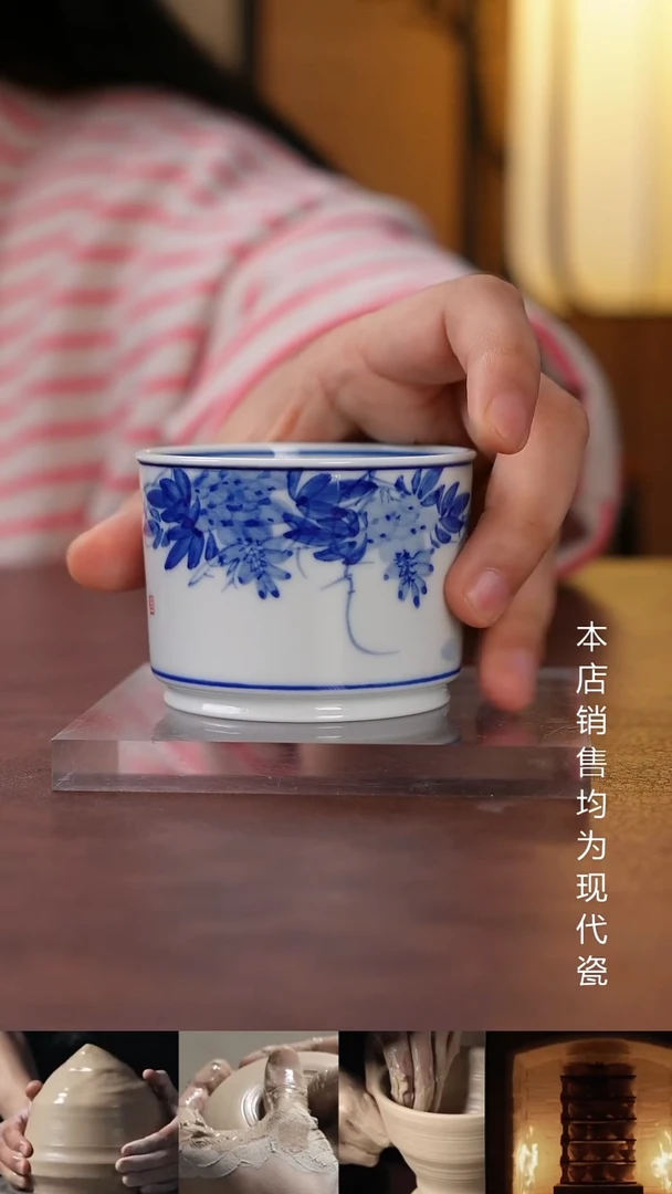 摆件景德镇全手工手绘