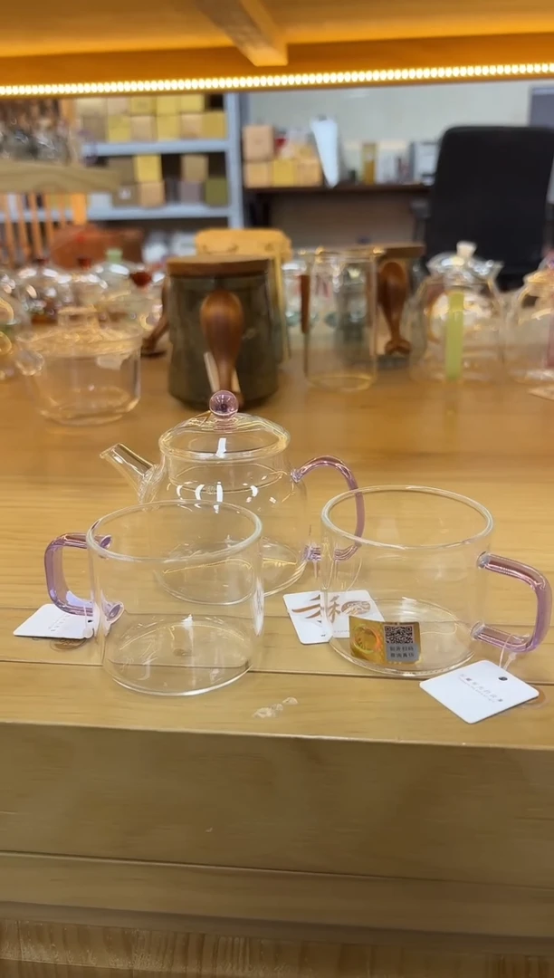 禾器言卿壶浅紫色+禾器清尚杯一个装*2
