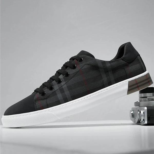 路易弗狄帆布鞋男季透气百搭休闲鞋轻便布透气复古透气低帮鞋